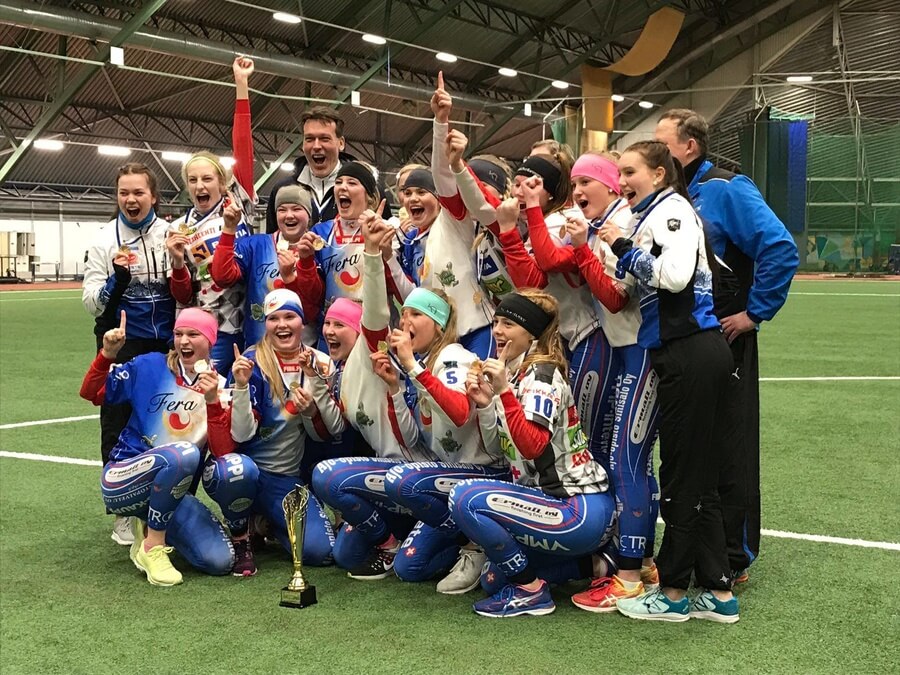 B-tyttöjen Halli-SM-loppuottelusta tuli Satakunnan paikallinen – Fera Raumalta mestari!