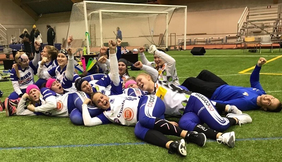 Roihu Helsingistä voitti B-tyttöjen Halli-SM-alkuturnauksen Kotkassa