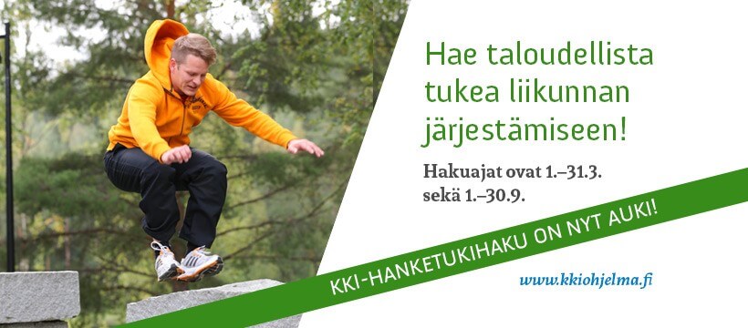 KKI-tukea haettavissa terveysliikunnan edistämiseen