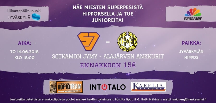 Vielä kerran – miesten Superpesis hyvästelee nykyisen Hippoksen ensi torstaina