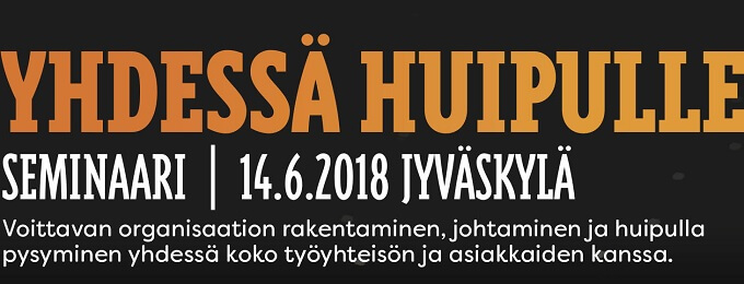 Kirittärien seminaarissa kuljetaan Yhdessä huipulle torstaina 14.6. – mukana nimekkäitä puhujia!
