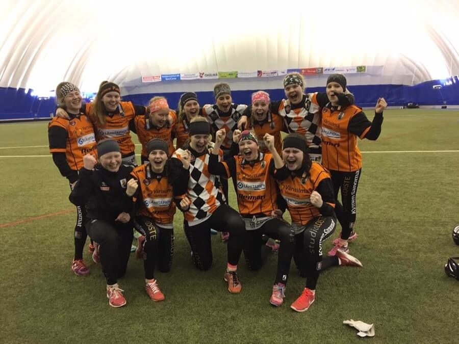 Haminan Palloilijat historiallisesti B-tyttöjen Halli-SM-lopputurnaukseen