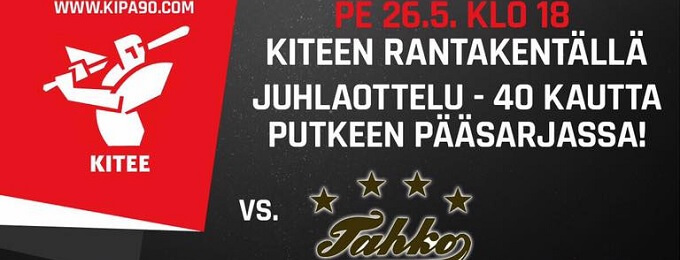 Kiteellä juhlistetaan 40 vuoden yhtäjaksoista taivalta miesten pääsarjatasolla