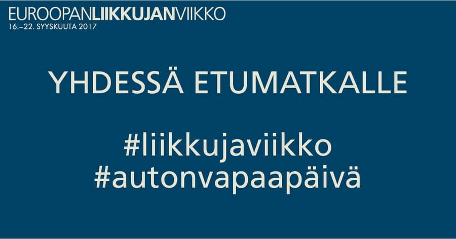 Liikkujan viikolla punnitaan arjen valintoja – hyötyliikunnasta iloa itselle ja muille