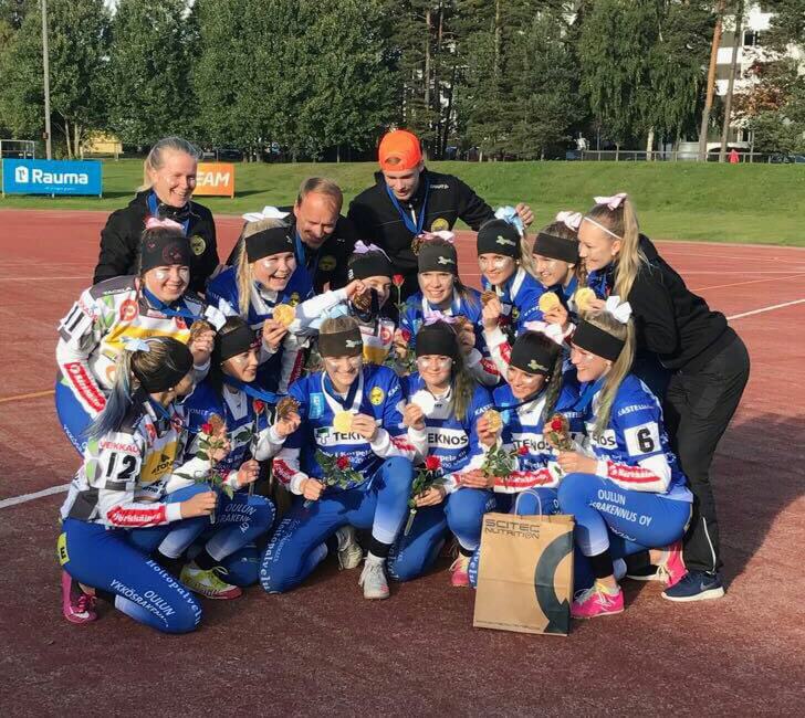 Oulun Lipottaret juhlii jälleen Suomen mestarina