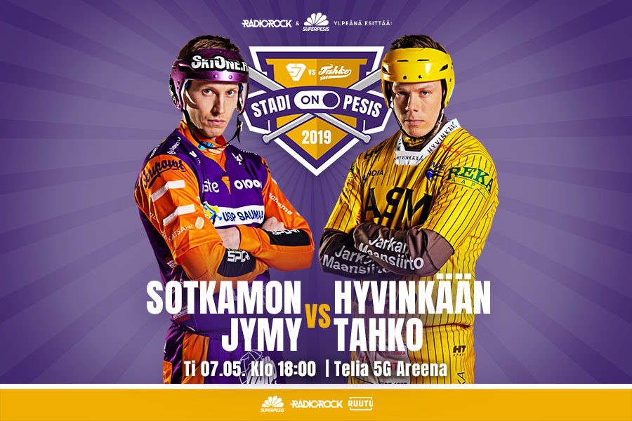 Stadi on Pesis -tapahtuma avaa miesten kotimaisen superpesiskauden Telia 5G Areenalla