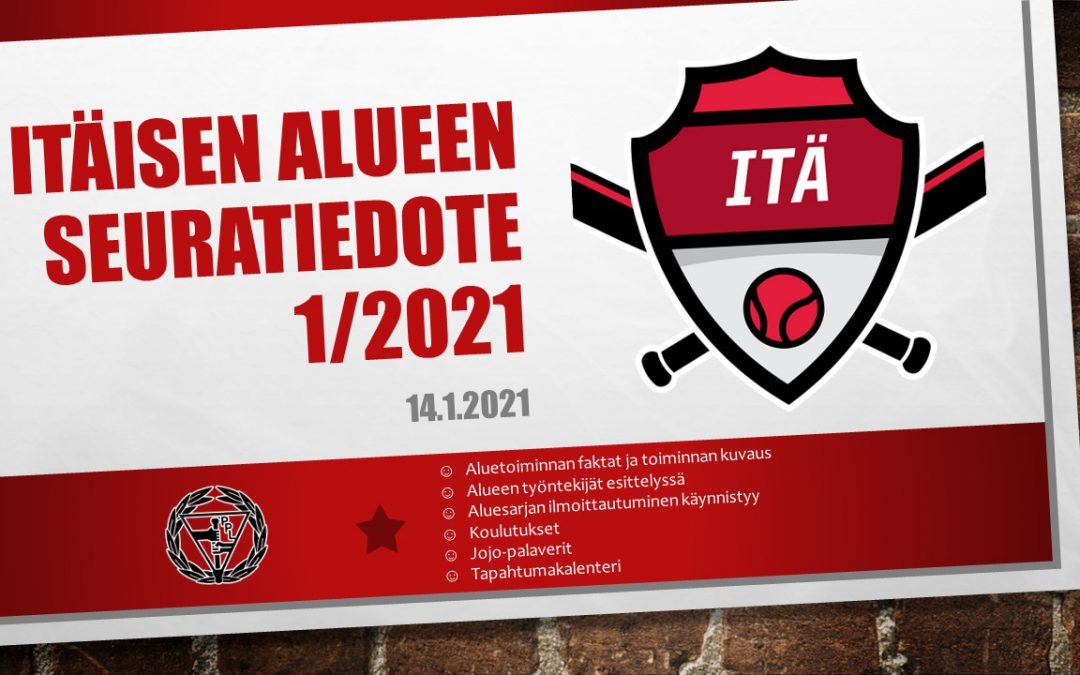 Itäisen alueen seuratiedote 1/2021