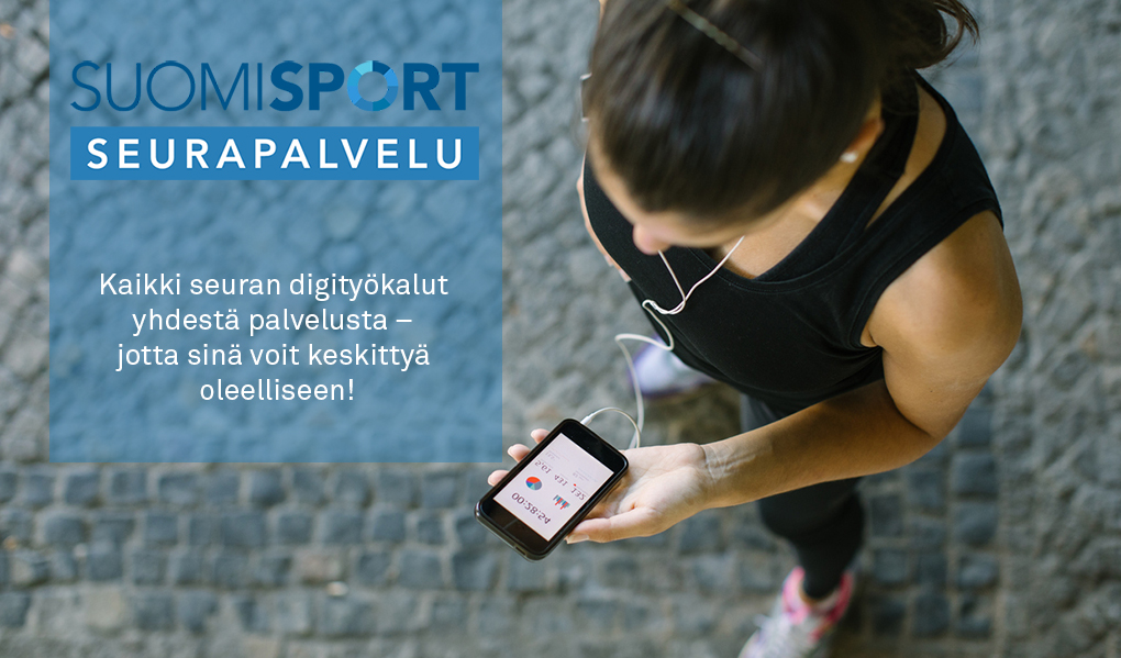 Kaikki seurasi digipalvelut yhdessä paikassa, osallistu Suomisport Seurapalveluiden etäesittelyyn