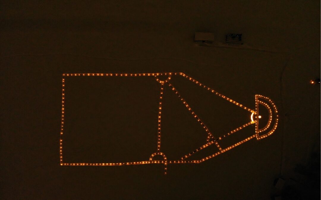 Sastamalan Kumuri valaisi pesäpallokenttänsä komeasti juhlavuoden kunniaksi!