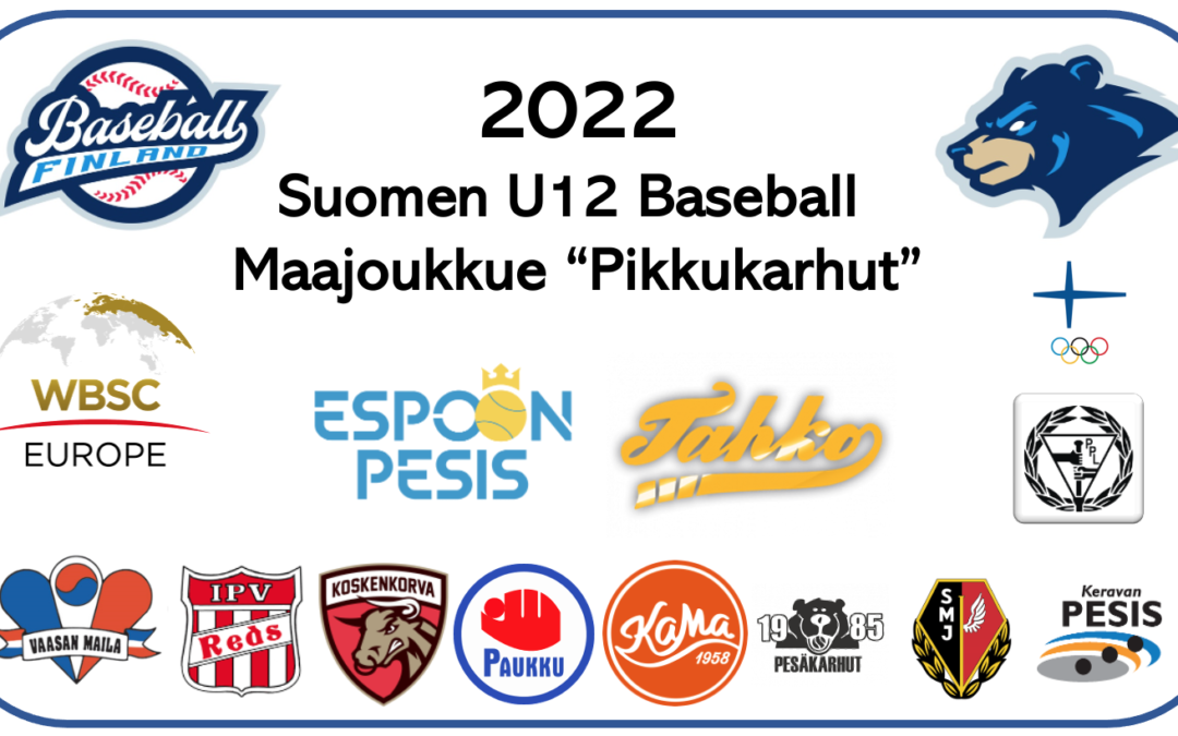 U12 Baseball maajoukkue kiinnostaa pesäpalloilijoita – Pikkukarhujen karsinnat maaliskuussa