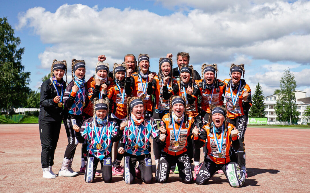 Haminan Palloilijat kasvoi voittajaksi, Joensuun Mailalle seurahistoriallinen junioreiden Suomen mestaruus