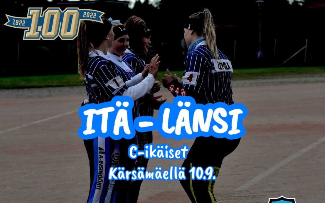 Pohjoisen alueen C-ikäisten Itä-Länsi-tapahtuma pelataan Kärsämäellä – Joukkueet valittu
