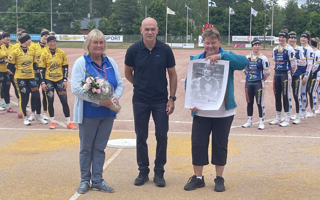 Sirpa Helin kutsuttu pesäpallon kunniagalleriaan