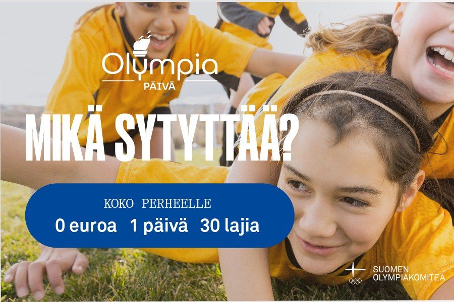 Tule kokeilemaan pesäpalloa Olympiapäivään 16.9.!